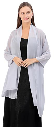 Proumhang Kvinnor Mjuka Chiffonsjalar Scarves Wraps för Brud brudtärna bröllop fest kväll Klänning och speciella tillfällen Klänningar 70cm x 200cm