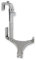 protanic Universal-Blumentopfhalter aus Edelstahl, Halterung, Balkonkastenhalter
