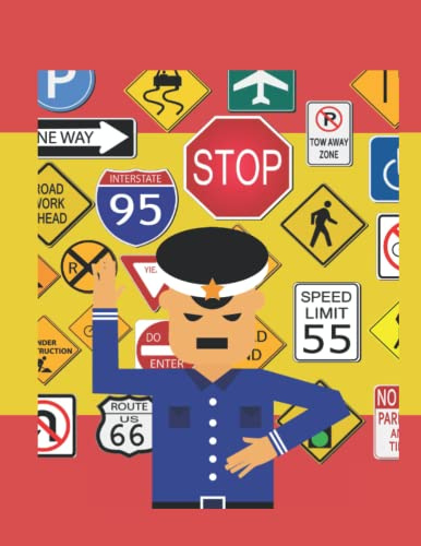 Road safety and Traffic signs coloring books for kids: Road Signs Coloring Book for Children and Kids | Traffic Signs to Color for kids