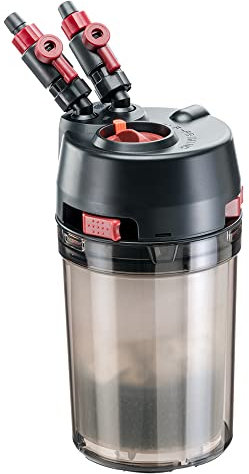 Hydor Außenfilter PRIME 10 mit Saughaftung, für Aquarien von 100 - 250 Liter, Schwämme Schwertmuscheln Filterwolle