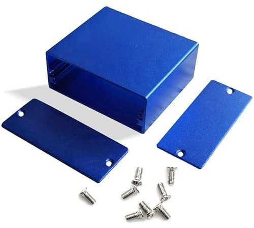 Scatola di progetto in alluminio sezionale in alluminio custodia elettronica per progetti fai da te Circuito, 50x58x24mm