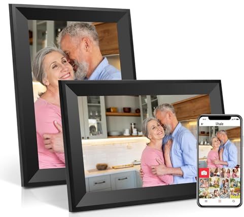Uhale Digital Picture Frame 10.1 Inch HD Touch Screen Digital Photo Frame WiFi Enabled,16GB Storage,Auto-Rotate,Free Photo and Video Sharing to Family & Friends via The app