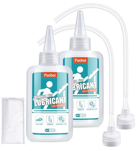 Smörjande löpband, 200 ml silikonolja för löpband | 100 % smörjolja för löpare, med applikatorrör, för gym, hemband, högresistenta