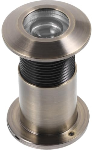 Accessoire de Regard de Porte 26mm en Alliage de Zinc Argenté | Cache de Confidentialité, Réglage Précis, Fiabilité Élevée, Compatible Ouverture Standard et Finition Argentée