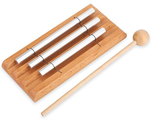 Alomejor Energy Chimes, 3-Ton Schlaginstrument mit Mallet Musikalisches Lernspielzeug für Kinder Kleinkind