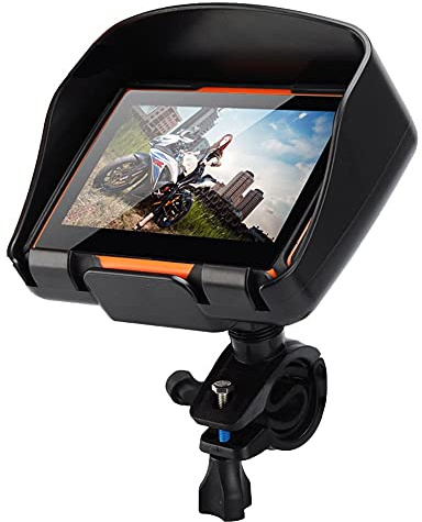MWEIMA Motorcycle GPS Navigation With Lifetime Traffic And Maps, 4.3-Inch TFT LCD Touch Screen, Rugged Design For Harsh Weather, Multilingual System Support