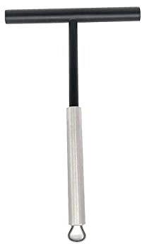 Crepes distributor, stainless steel crepe spatula, dough distributor, pancake dough spreader, stainless steel crepe dough spreader, T shape crepe for bakery, kitchen, pancakes, egg cakes (1 piece)