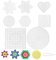 8 Stück Bügelperlen Stiftplatten, Bügelperlen Platten Steckplatte Steckplatten Bügelperlen, Perlenplatte quadratisch Transparente Stiftplatten in vielen Formen, DIY Transparente Bügelperlen Schablonen