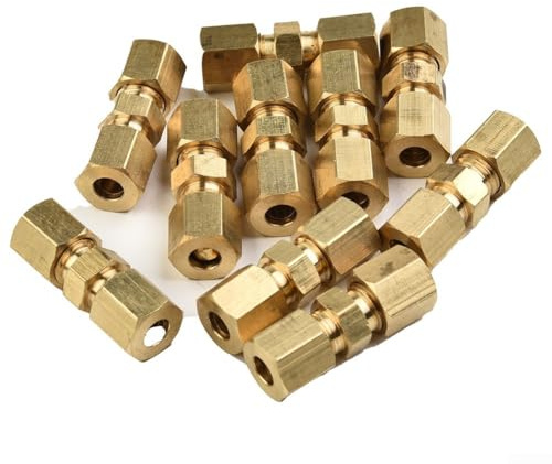 SPORTARC 10 conectores de línea de freno para línea de freno (M10) eficiente para conector de línea de freno para 4 líneas de acero de 75 mm, instalación rápida y fácil