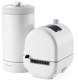 INTEX C2500 Krystal Clear Cartridge Filter Pump for Above Ground Pools: 2500 GPH Pump Flow Rate – Improved Circulation and Filtration – Easy Installation – Improved Water Clarity – Easy-to-Clean