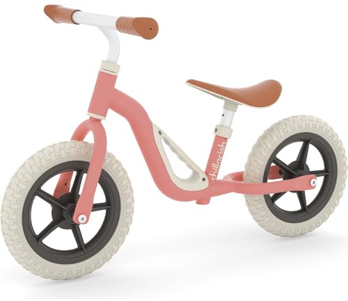Chillafish Charlie Sport 12 Laufrad für Kleinkinder – Ultraleichtes Balance Bike mit Pannensicheren Reifen, Verstellbarem Sitz und Lenker CPCH01FOR