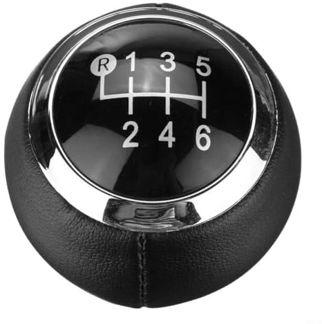 Aprilsunnyzone Pommeau de levier de vitesse 5/6 vitesses pour Toyota Yaris 2009–2013 pour Avensis 2009–2014, pièce de rechange parfaite (6 vitesses)