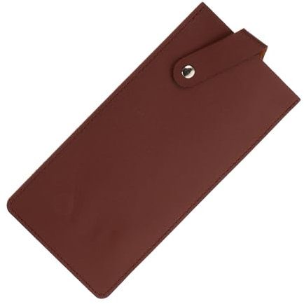 SOLUSTRE Coperchio protettivo per il coltello da cucina accessori cucina borsa per protezione copertura per coltello da chef fodero per coltello da cuoco pelle Brown