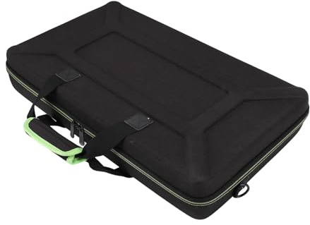 Dpofirs Custodia Controller DJ per FLX4, DDJ -400, SB3 - Design Impermeabile, Materiale Protettivo EVA, Vano per Laptop Imbottito, Spalla Regolabile, Maglia Interna