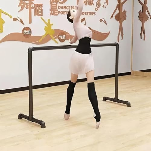 Barra De Ballet Industrial De Tubo De Acero, Barra De Ballet Independiente Y Ajustable, Resistente Para Estiramientos Y Ballet, Para Entrenamiento De Estiramiento Y Gimnasia(150x60x95cm)