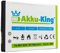 Akku-King Akku kompatibel mit AVM BD50, 312BAT006 - Li-Ion 800mAh - für Fritz!Fon MT-F, M2, C4, C5, Fritz Fon Akku