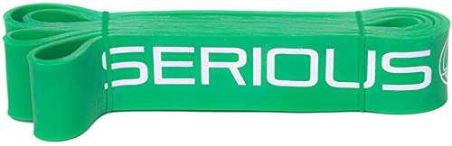 Serious Steel Fitness Green - #4 Average Pull-Up Assist & Stretching Resistance Band (Size: 1.75 W, Resistance: 50-120Lbs.)