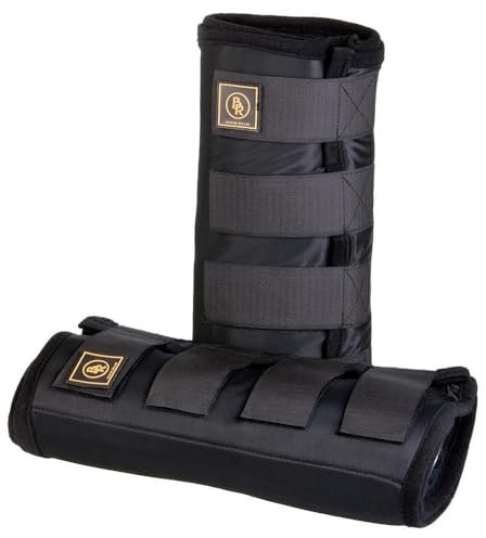 BR Kühlgamaschen Wärmegamaschen schwarz paarweise