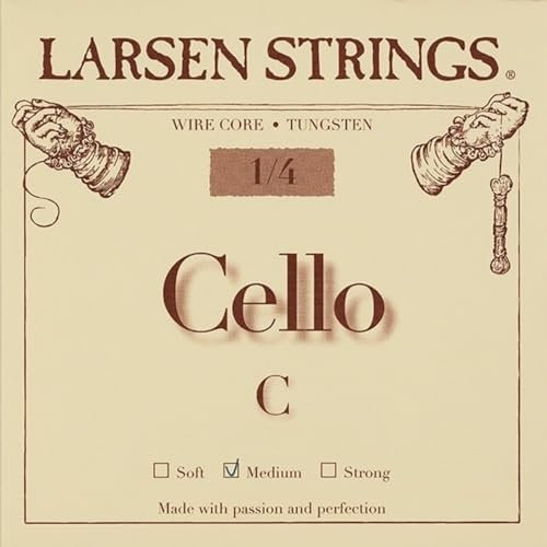 LARSEN STRINGS Cello-Saiten Original Fractional - kleine Größen C 1/2 Medium