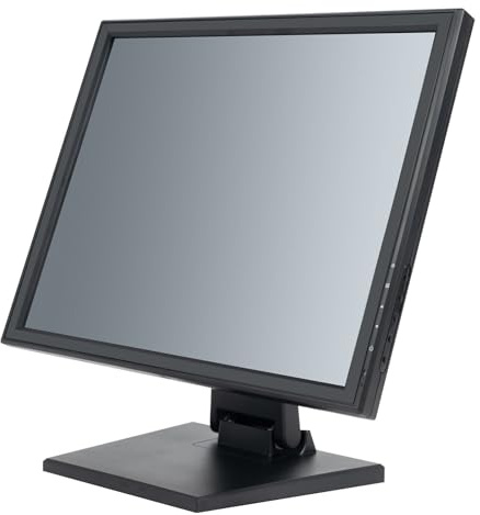 Biggittig Cassa touch Monitor LCD da 17 pollici, touch screen, sistema di cassa USB VGA 1280 x 1024, risoluzione per PC POS, ristorante, bar, caffè