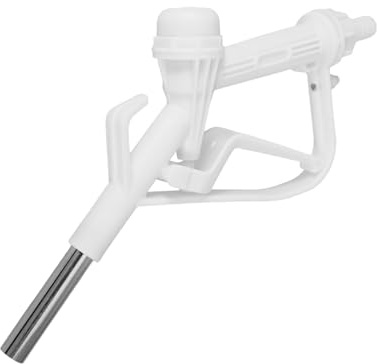 Alipis Pistolet de Remplissage Manuel D'urée pour Voiture 19 Cm Acier Inoxydable Blanc Polypropylène Usage Automobile Station-service