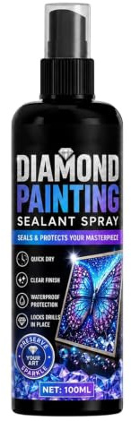 Sellador de pintura de piedras preciosas 100 ml, transparente, resistente al agua