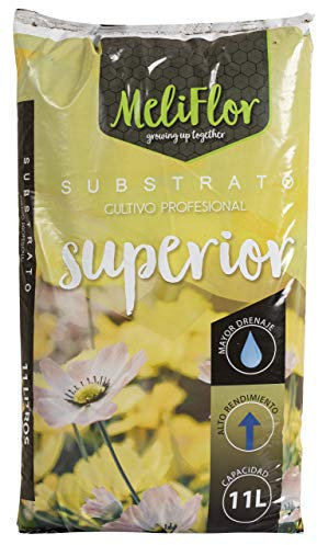 Meliflor Substrat Universel supérieur 11 l, pH stabilisé, Meilleur Drainage (avec Perlite et Fibre de Coco)