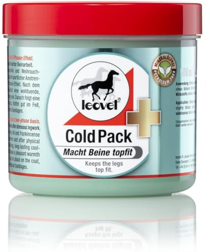 RL24 leovet - Cold Pack Apothekers Pferdesalbe für Mensch & Pferd | Pferdebalsam wirkt kühlend & wärmend | Pferdegel für Muskeln & Gelenke | verbessert die Beweglichkeit | 1 x 1000 ml