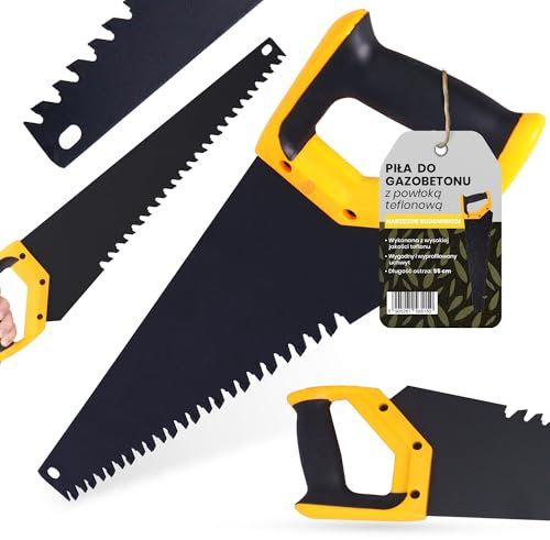 Handsäge Porenbetonsäge 550 mm Gasbetonsäge Porenbeton Leichtbeton Säge Bausäge Baumsäge Holzsäge Nachschnittsäge Widia-Spitzen Ytongsäge Rutschfester Griff