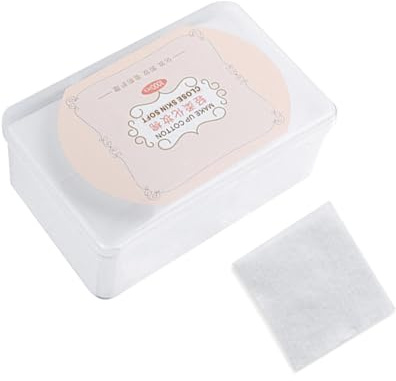 TOPPERFUN Almohadillas Faciales Ideales para Aplicación de Loción para Desmaquillar de Tela No Tejida Suaves y Delgadas 1000 Amigables la Epidermis y Uso Diario