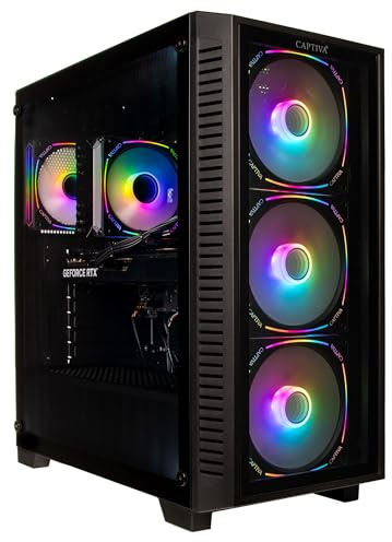 Captiva PC Highend Gaming R89-481 | AMD Ryzen 5 7500F | 16GB DDR5 RAM | NVIDIA GeForce RTX 5070 Ti 16GB | 1 TB SSD | ohne OS
