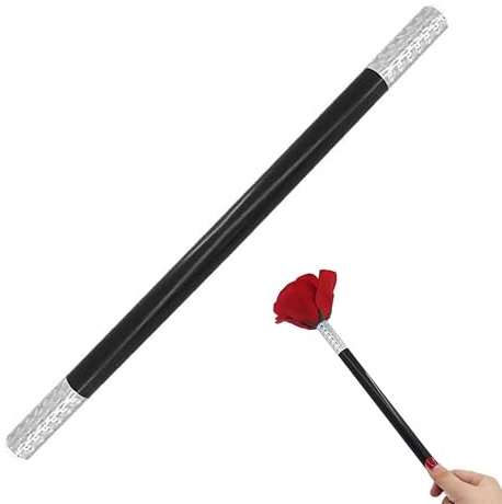 Bâton Magique Transformable en Rose à la Pointe – Idéal pour Magiciens, Spectacles et Anniversaires en France