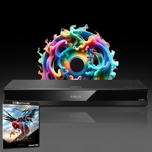 MULTIREGION Blu-ray Player Compatible with Panasonic DP-UB820 MultiRegion Blu-ray Region A, B & C - DVD Regions 1-8 - Bundle Including Spl. Home. 4K UHD Disc