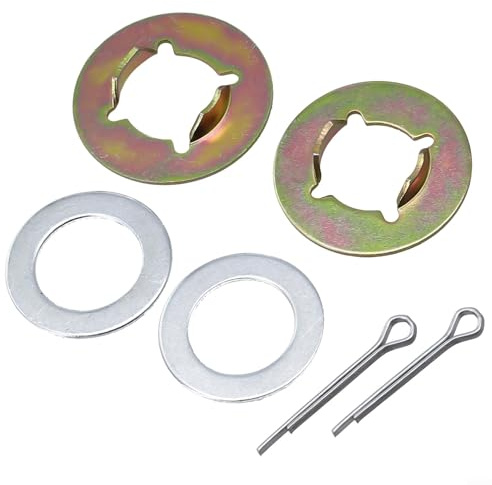 Conjunto de arandela de rueda delantera 714-0162 736-04228B para Bolens para cortacéspedes brutos - Arandelas de empuje de retención de repuesto con pasadores de chaveta de 3/4 pulgadas de repuesto