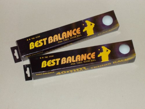 12 Stück TT-Bälle ** Tischtennisbälle in 6er-Kartons weiß