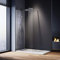 ELEGANT 760mm Wet Room Shower Screen Panel 8mm Easy Clean Glass Walk in Shower Enclosure