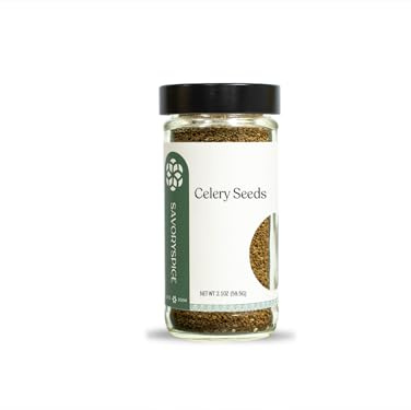 Savory Spice Celery Seeds (2.1 oz) - Whole Celery Seed Seasoning for Cooking, Pickling, Sauces, Salads & Dressings
