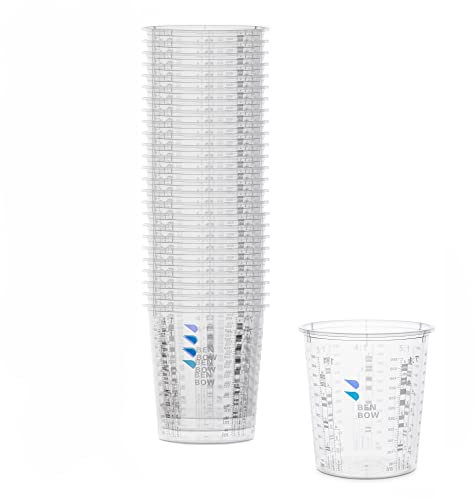 BenBow Tasse à mesurer professionnelle 25x 680ml sans couvercle - graduations multiples - Gobelets gradués Gobelets de mélange pour peinture Gobelets de mesure pour peinture Gobelets de mélange