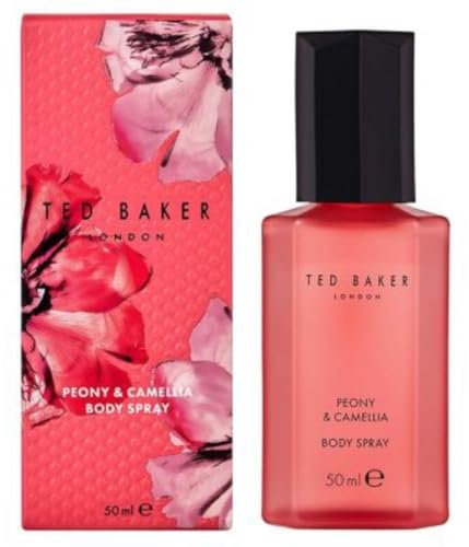 Peony & Camellia Baker Body Spray, 50ml boxed, Stocking Filler