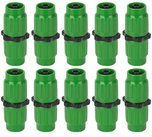 Kit de reparación para manguera expandible | Conexión rápida para manguera de riego, juego de 10 accesorios versátiles, lavado de animales, limpieza y riego