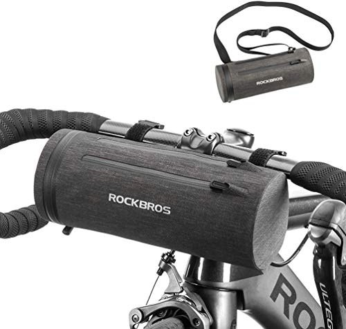 ROCKBROS Bike Handlebar Bag Bike Bag Front Frame Storage Bag Commuter Shoulder Bag Waterproof Large-Capacity Front Pack for Road Bike, MTB Mountain Bike