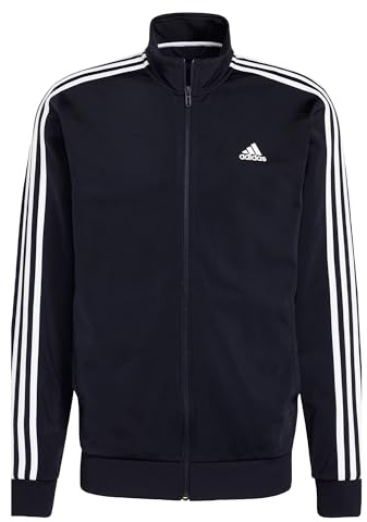 adidas Essentials Warm-up 3-stripes Track Top, Chaqueta Hombre, Legend Ink/White, XS