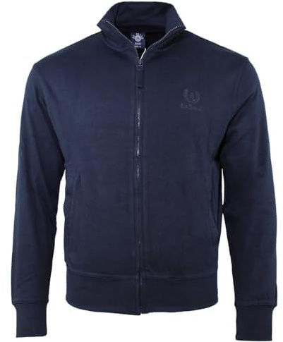 Felpa Leggera Be Board Art. 9114 100% Cotone con Tasche e Zip Intera M-L-XL-XXL-3XL (XL-Blu)