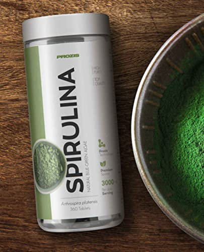 Prozis Spirulina 3000, 360 compresse - spirulina naturale