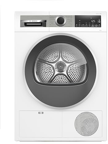 Bosch - Secadora de Condensación, 8 kg, 60 cm, Programa Rápido, Función Media Carga, Blanco, WPG23100ES