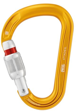 Petzl Attache Carabiner - Yellow