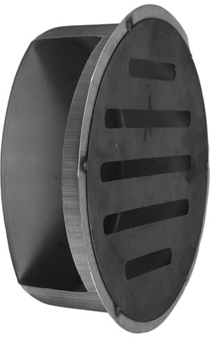 Milisten Wood Burning Stove Ash Box Metal Ash Collector for Fireplace Round Grate Outdoor Burning Rack Camping Stove Utensil Holder