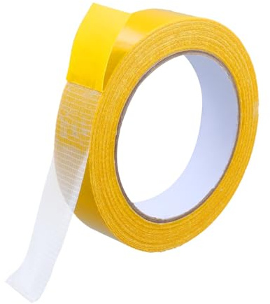 Ruban Adhésif Double Face 2,5 cm × 20 m, Ourlet Facile Sans Couture – Ruban Thermocollant Adhésion Durable, Application Professionnelle Sur Textiles (Vêtements, Rideaux, Pantalons, Jupes, Tapis)
