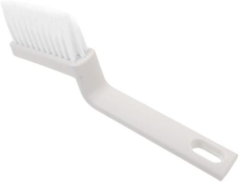 VILLCASE 2pcs Grout Brush and Floor Scrubber Brush with Handle for Tile and Baseboard Cleaning, Stiff Bristle Grout Cleaner Tool for Shower, Bathroom, Kitchen, and Floor Maintenance