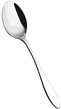 Salvinelli Galileo Set Cucchiai da tavola Acciaio Inox 18/10, Cucchiaio 12 Pezzi, Spessore 3,0 mm, Made in Italy, Finitura lucida